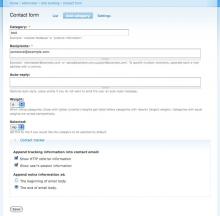 Screenshot of Contect Tracker
